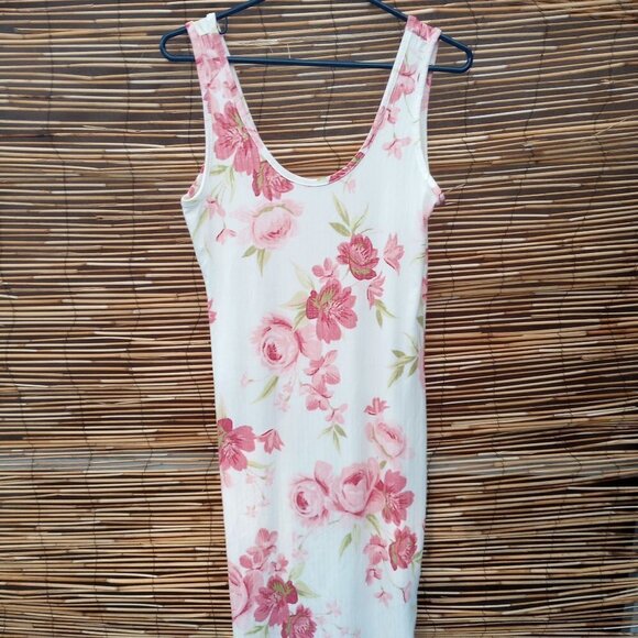 Full Circle Trends Floral Tank Dress - L - Picture 1 of 10
